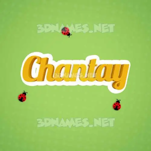 chantay in Ladybugs style - 3D name wallpaper chantay in Ladybugs style - 3D name wallpaper