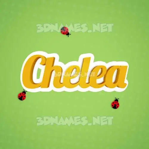 chelea in Ladybugs style - 3D name wallpaper chelea in Ladybugs style - 3D name wallpaper