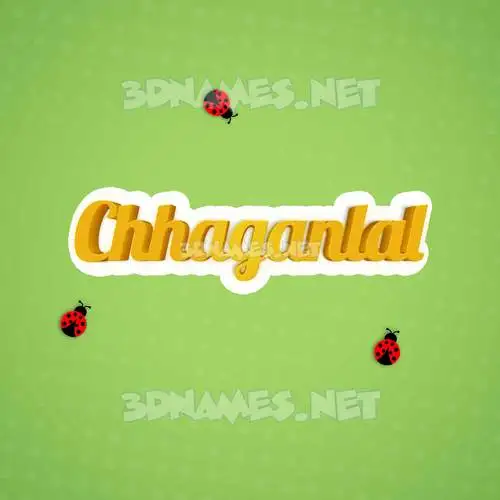 chhaganlal in Ladybugs style - 3D name wallpaper chhaganlal in Ladybugs style - 3D name wallpaper