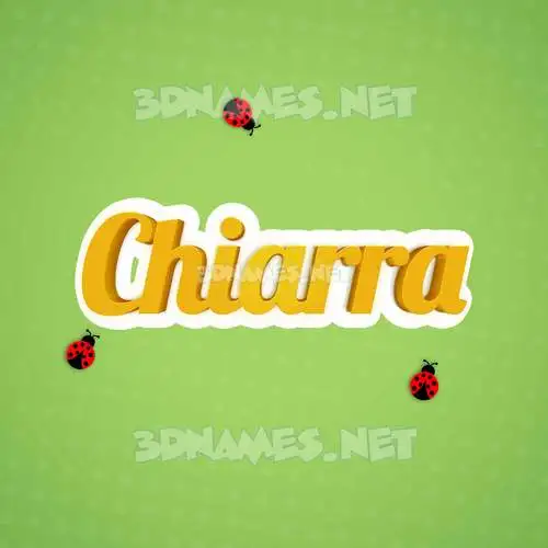 chiarra in Ladybugs style - 3D name wallpaper chiarra in Ladybugs style - 3D name wallpaper