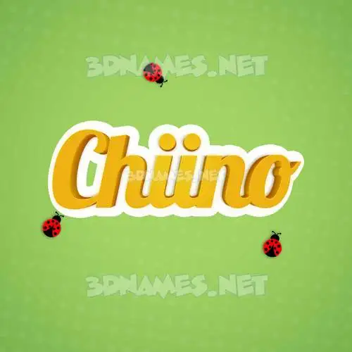 chiino in Ladybugs style - 3D name wallpaper chiino in Ladybugs style - 3D name wallpaper