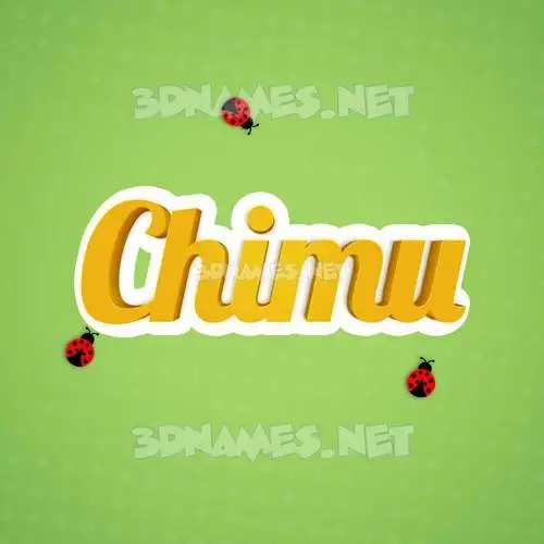 chimu in Ladybugs style - 3D name wallpaper chimu in Ladybugs style - 3D name wallpaper