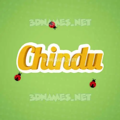 chindu in Ladybugs style - 3D name wallpaper chindu in Ladybugs style - 3D name wallpaper