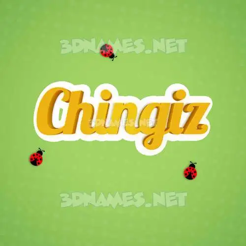 chingiz in Ladybugs style - 3D name wallpaper chingiz in Ladybugs style - 3D name wallpaper