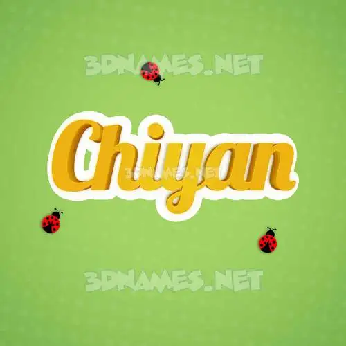 chiyan in Ladybugs style - 3D name wallpaper chiyan in Ladybugs style - 3D name wallpaper
