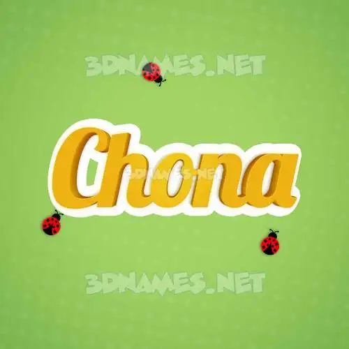 chona in Ladybugs style - 3D name wallpaper chona in Ladybugs style - 3D name wallpaper