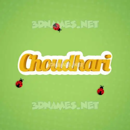 choudhari in Ladybugs style - 3D name wallpaper choudhari in Ladybugs style - 3D name wallpaper