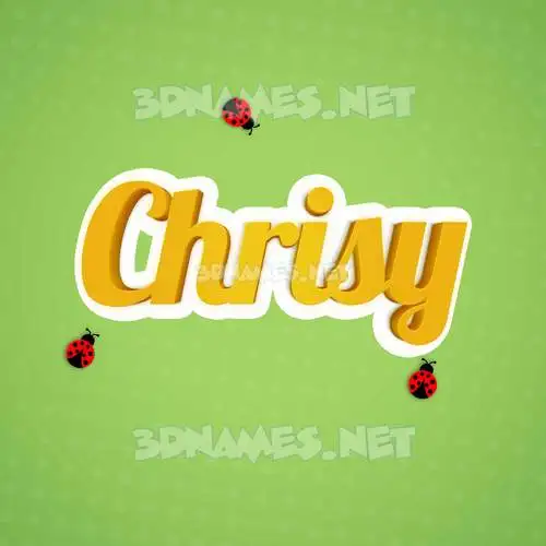 chrisy in Ladybugs style - 3D name wallpaper chrisy in Ladybugs style - 3D name wallpaper