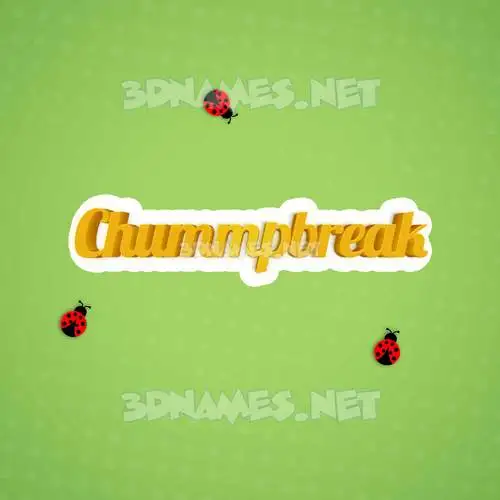 chummpbreak in Ladybugs style - 3D name wallpaper chummpbreak in Ladybugs style - 3D name wallpaper