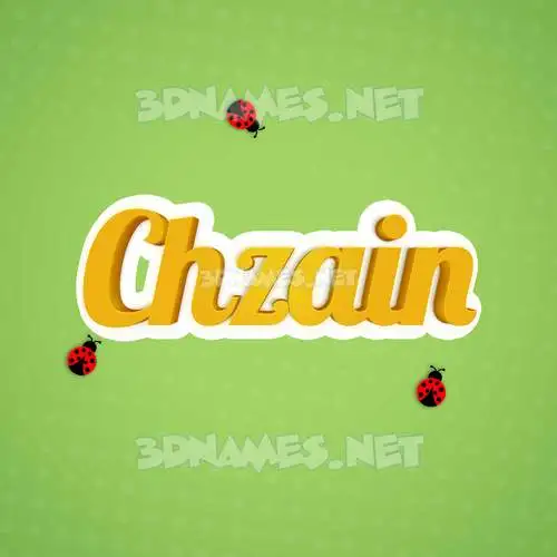 chzain in Ladybugs style - 3D name wallpaper chzain in Ladybugs style - 3D name wallpaper