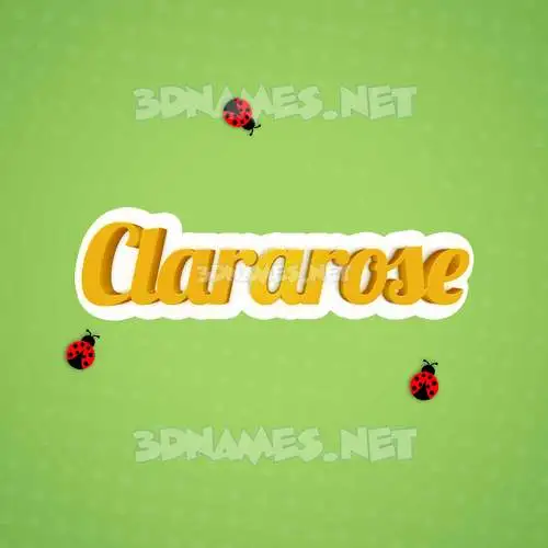 clararose in Ladybugs style - 3D name wallpaper clararose in Ladybugs style - 3D name wallpaper