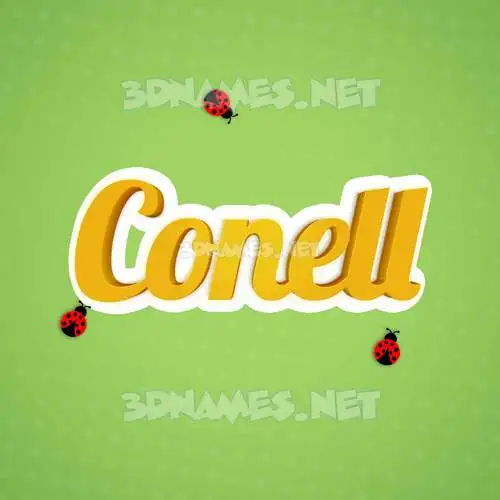 conell in Ladybugs style - 3D name wallpaper conell in Ladybugs style - 3D name wallpaper