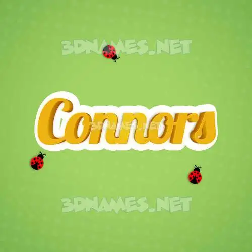 connors in Ladybugs style - 3D name wallpaper connors in Ladybugs style - 3D name wallpaper