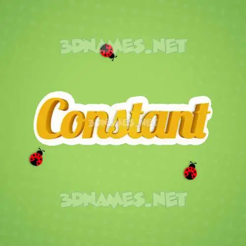 constant in Ladybugs style - 3D name wallpaper constant in Ladybugs style - 3D name wallpaper