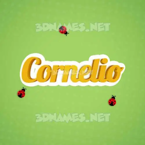 cornelio in Ladybugs style - 3D name wallpaper