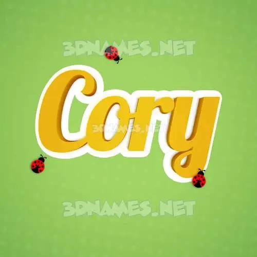 cory in Ladybugs style - 3D name wallpaper cory in Ladybugs style - 3D name wallpaper