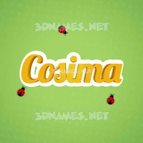 cosima in Ladybugs style - 3D name wallpaper cosima in Ladybugs style - 3D name wallpaper