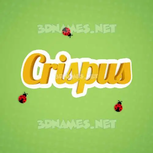 crispus in Ladybugs style - 3D name wallpaper crispus in Ladybugs style - 3D name wallpaper