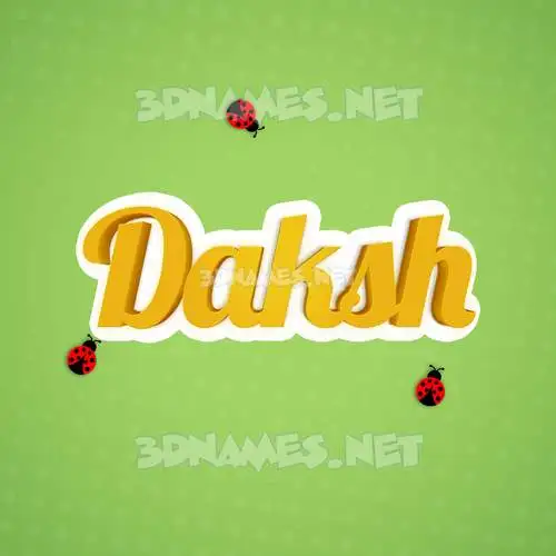 daksh in Ladybugs style - 3D name wallpaper daksh in Ladybugs style - 3D name wallpaper
