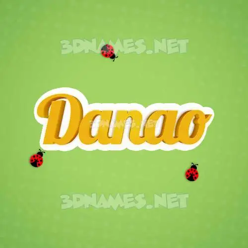 danao in Ladybugs style - 3D name wallpaper danao in Ladybugs style - 3D name wallpaper