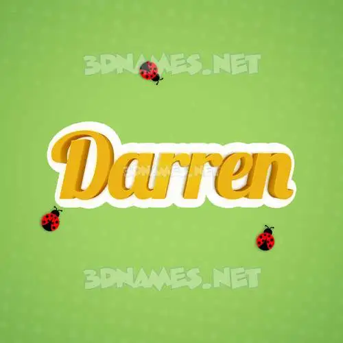 darren in Ladybugs style - 3D name wallpaper darren in Ladybugs style - 3D name wallpaper