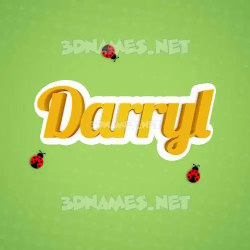 darryl in Ladybugs style - 3D name wallpaper darryl in Ladybugs style - 3D name wallpaper