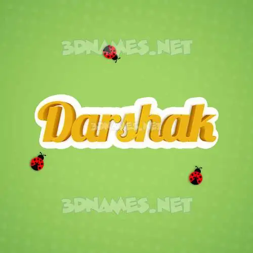 darshak in Ladybugs style - 3D name wallpaper darshak in Ladybugs style - 3D name wallpaper