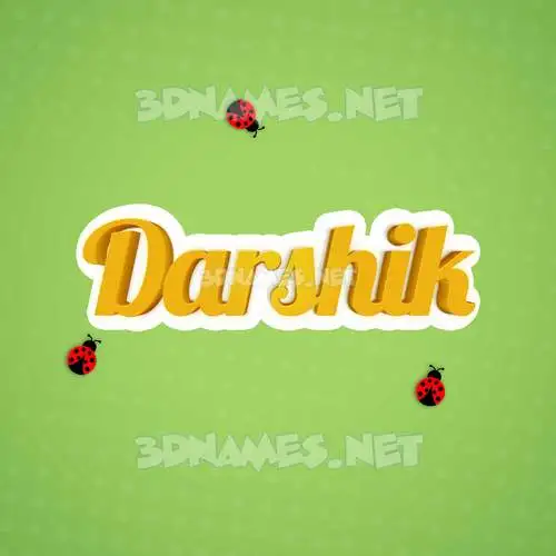 darshik in Ladybugs style - 3D name wallpaper darshik in Ladybugs style - 3D name wallpaper