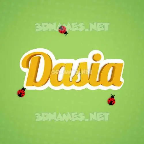 dasia in Ladybugs style - 3D name wallpaper dasia in Ladybugs style - 3D name wallpaper