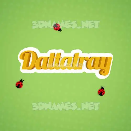 dattatray in Ladybugs style - 3D name wallpaper dattatray in Ladybugs style - 3D name wallpaper