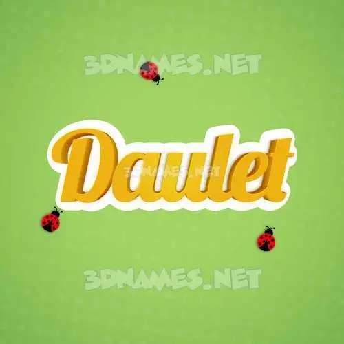 daulet in Ladybugs style - 3D name wallpaper daulet in Ladybugs style - 3D name wallpaper