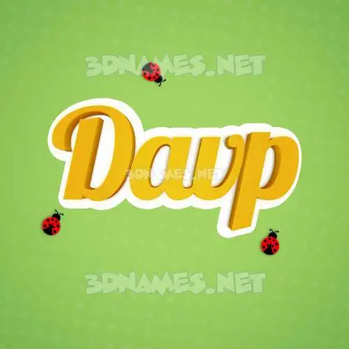 davp in Ladybugs style - 3D name wallpaper davp in Ladybugs style - 3D name wallpaper