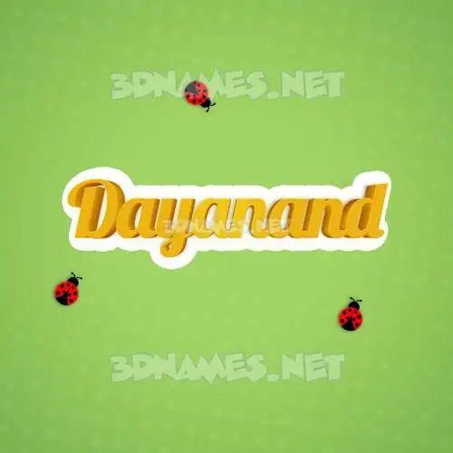 dayanand in Ladybugs style - 3D name wallpaper dayanand in Ladybugs style - 3D name wallpaper