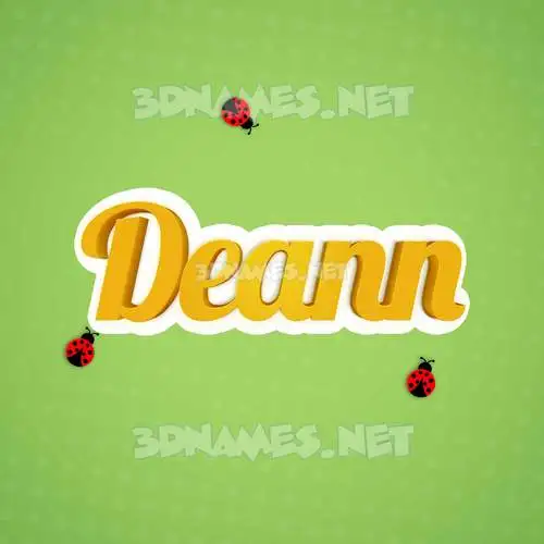 deann in Ladybugs style - 3D name wallpaper deann in Ladybugs style - 3D name wallpaper