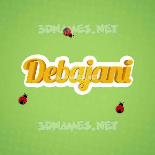 debajani in Ladybugs style - 3D name wallpaper debajani in Ladybugs style - 3D name wallpaper
