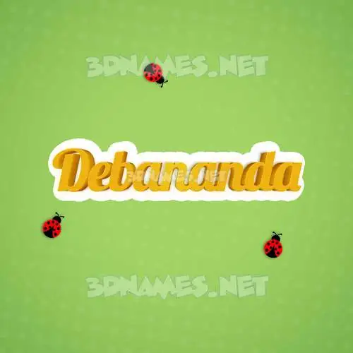 debananda in Ladybugs style - 3D name wallpaper debananda in Ladybugs style - 3D name wallpaper