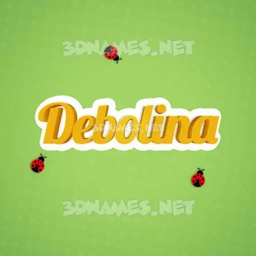 debolina in Ladybugs style - 3D name wallpaper debolina in Ladybugs style - 3D name wallpaper