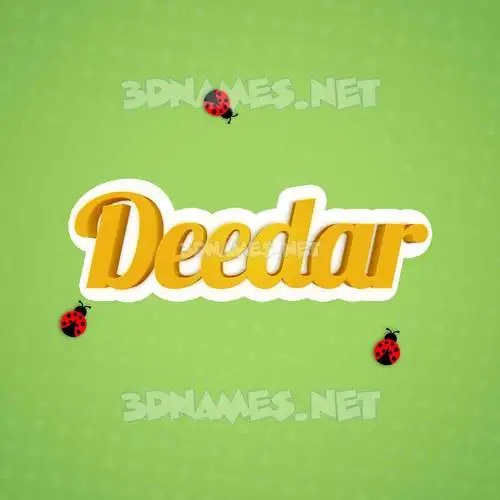 deedar in Ladybugs style - 3D name wallpaper deedar in Ladybugs style - 3D name wallpaper