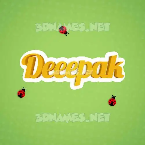 deeepak in Ladybugs style - 3D name wallpaper deeepak in Ladybugs style - 3D name wallpaper