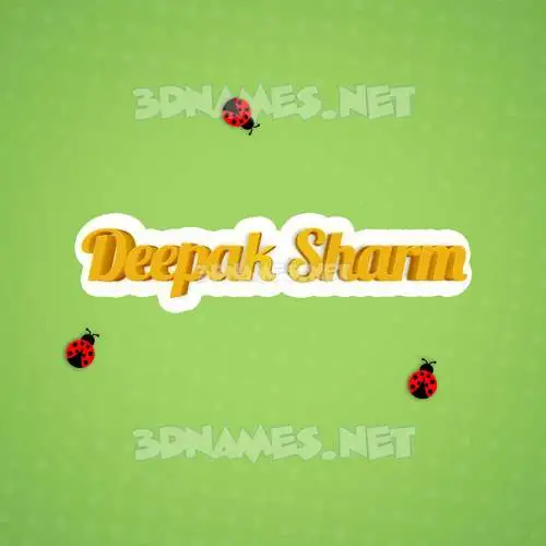 deepak sharm in Ladybugs style - 3D name wallpaper deepak sharm in Ladybugs style - 3D name wallpaper