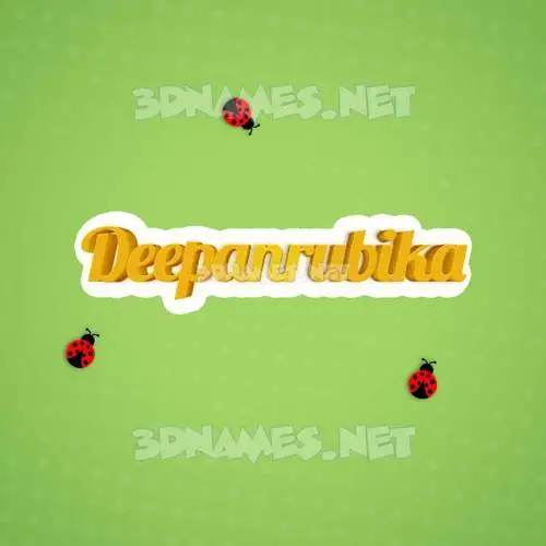 deepanrubika in Ladybugs style - 3D name wallpaper deepanrubika in Ladybugs style - 3D name wallpaper