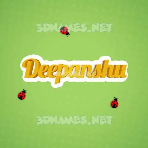 deepanshu in Ladybugs style - 3D name wallpaper deepanshu in Ladybugs style - 3D name wallpaper