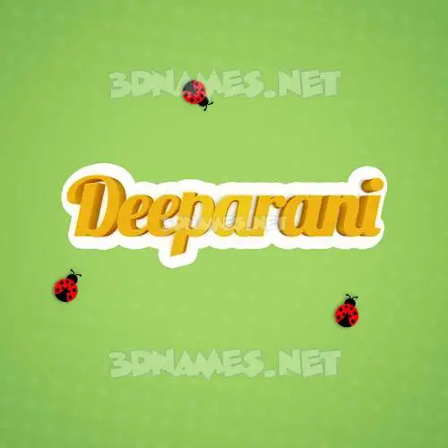 deeparani in Ladybugs style - 3D name wallpaper deeparani in Ladybugs style - 3D name wallpaper