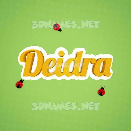deidra in Ladybugs style - 3D name wallpaper deidra in Ladybugs style - 3D name wallpaper