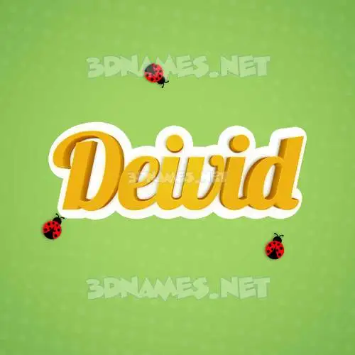 deivid in Ladybugs style - 3D name wallpaper deivid in Ladybugs style - 3D name wallpaper