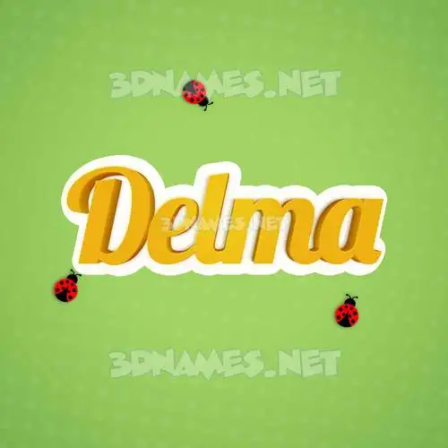 delma in Ladybugs style - 3D name wallpaper delma in Ladybugs style - 3D name wallpaper