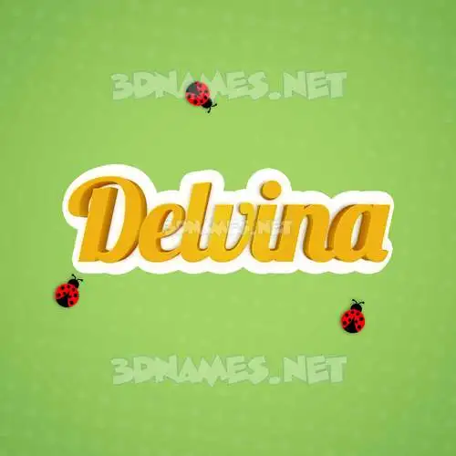 delvina in Ladybugs style - 3D name wallpaper delvina in Ladybugs style - 3D name wallpaper