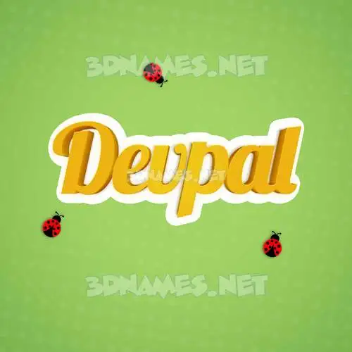 devpal in Ladybugs style - 3D name wallpaper devpal in Ladybugs style - 3D name wallpaper