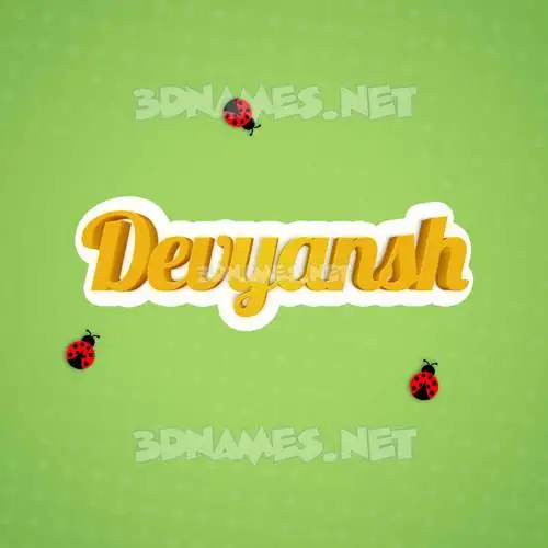 devyansh in Ladybugs style - 3D name wallpaper devyansh in Ladybugs style - 3D name wallpaper