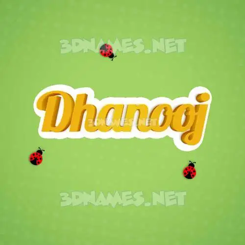 dhanooj in Ladybugs style - 3D name wallpaper dhanooj in Ladybugs style - 3D name wallpaper
